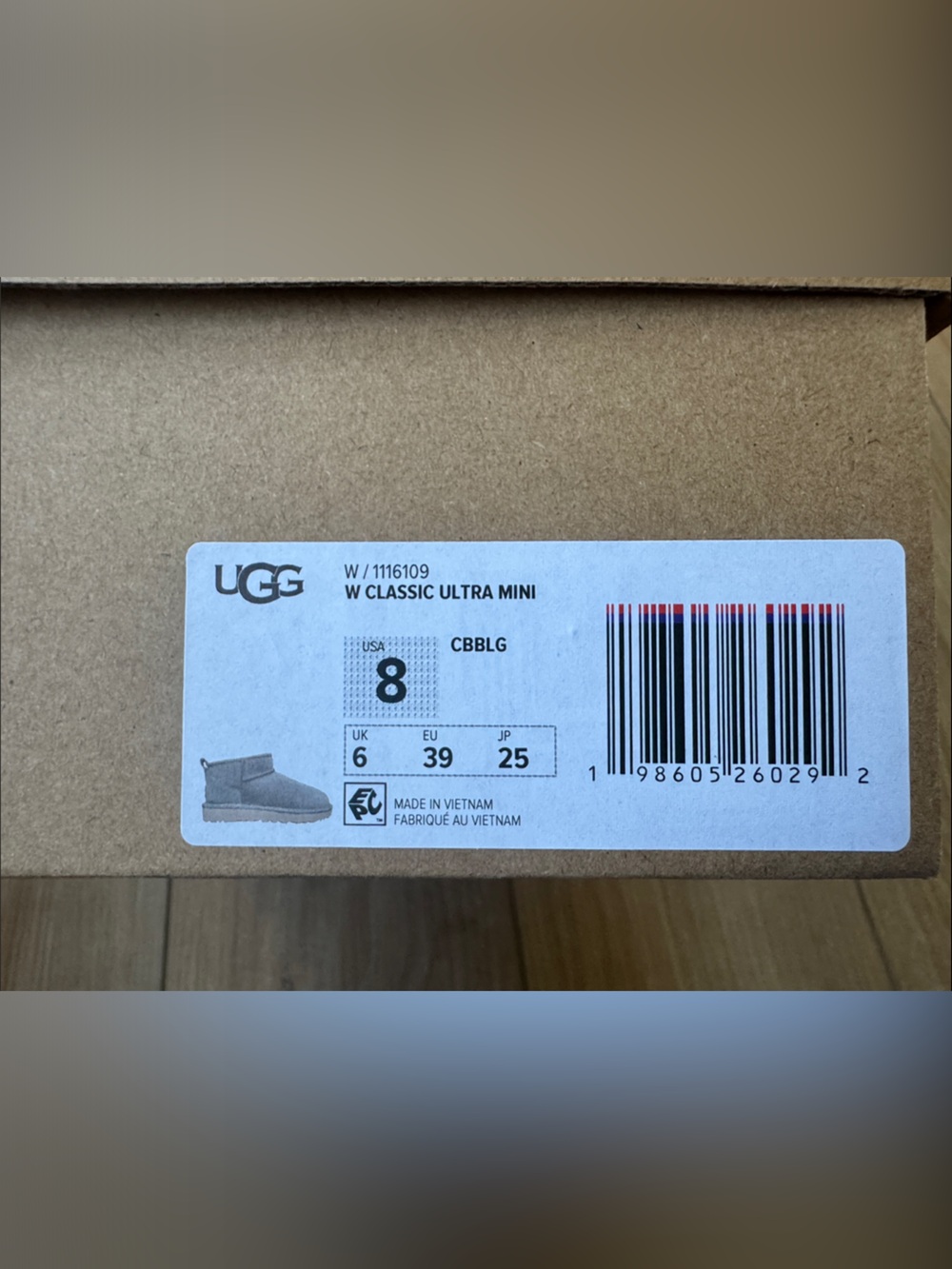 UGG Classic Ultra Mini in Cobble Grey - Picture 4 of 4